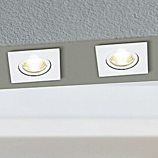 Eglo LED-Einbauleuchte SALICETO (Warmweiß, Weiß, 8,8 x 8,8 x 4,2 cm)