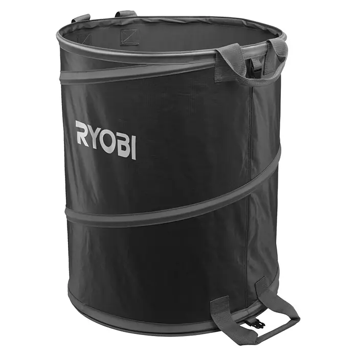 Ryobi Gartenabfallsack RAC368 - Höhe: 6 cm - Nahaufnahme eines Ryobi Laubfangsackes. Der robuste Sack ist ideal für die Gartenarbeit und leicht zu transportieren.