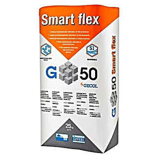 Gecol Cemento cola Smart flex G50 (25 kg, Blanco)