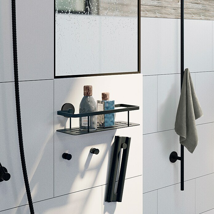 Smedbo Sideline Bevestigingsplaat XTRA (2 st., Zwart) | BAUHAUS