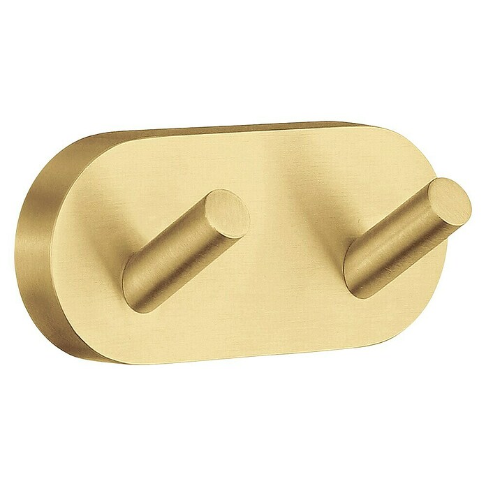Smedbo Handdoekhaak HOME (Aantal haken: 2 st., Mat messing) | BAUHAUS
