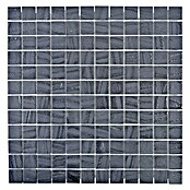 Mosaikfliese Quadrat Eco Uni TINA 03 (31,5 x 31,5 cm, Schwarz/Anthrazit, Matt)