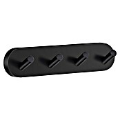 Smedbo Home Handdoekhaak (Aantal haken: 4 st., Mat zwart, Mat) | BAUHAUS