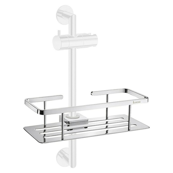 Smedbo Douchekorf SIDELINE DK3006 (10,3 x 25 x 6 cm, Chroom, Glanzend) | BAUHAUS