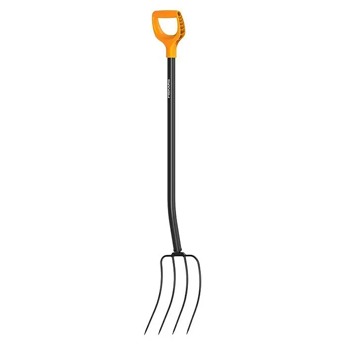 Fiskars Solid DunggabelAnzahl Zinken: 4, Langstiel