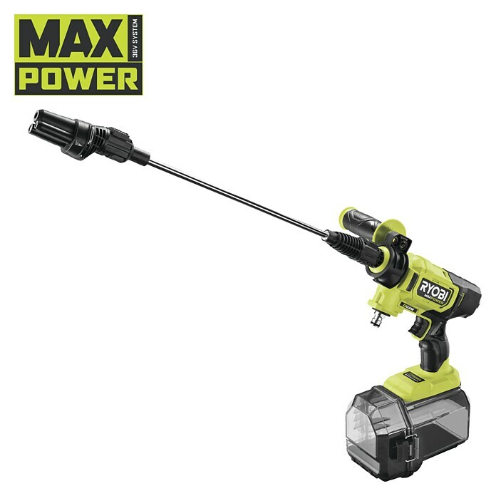 Ryobi Max Power Akku-Hochdruckreiniger RY36PWX41A-0 (36 V, Ohne Akku, Max. Druck: 41 bar) | BAUHAUS