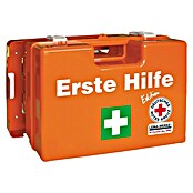 Leina-Werke Erste-Hilfe-Koffer San DRK-Edition (DIN 13169, Mit Wandhalterung,  Orange)