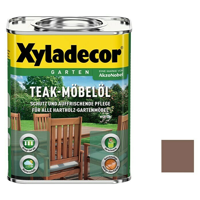 Xyladecor Teak-Öl (750 ml, Teak, Seidenglänzend)