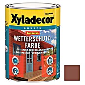Xyladecor Wetterschutzfarbe Consolan (Braun, Seidenglänzend, 750 ml, Wasserbasiert)