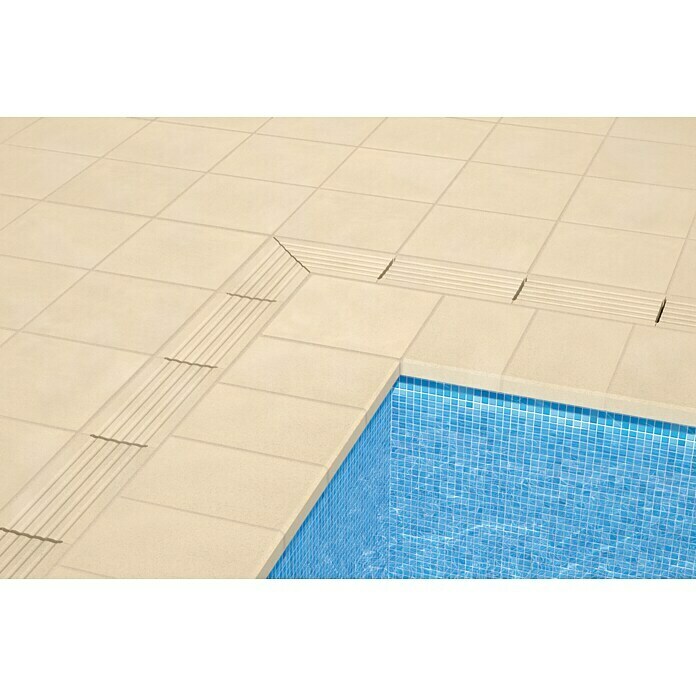 SAS Tessera Poolumrandung (50 x 35,5 x 6 cm, Beige, Beton) | BAUHAUS