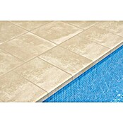 SAS Tessera Poolumrandung (32,8 x 50 x 6 cm, Beige/Grau, Beton) | BAUHAUS