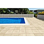 SAS Tessera Poolumrandung (50 x 35,5 x 6 cm, Weiß, Beton) | BAUHAUS