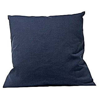 Cojín Basic (Azul marino, 45 x 45 cm, 100% algodón)