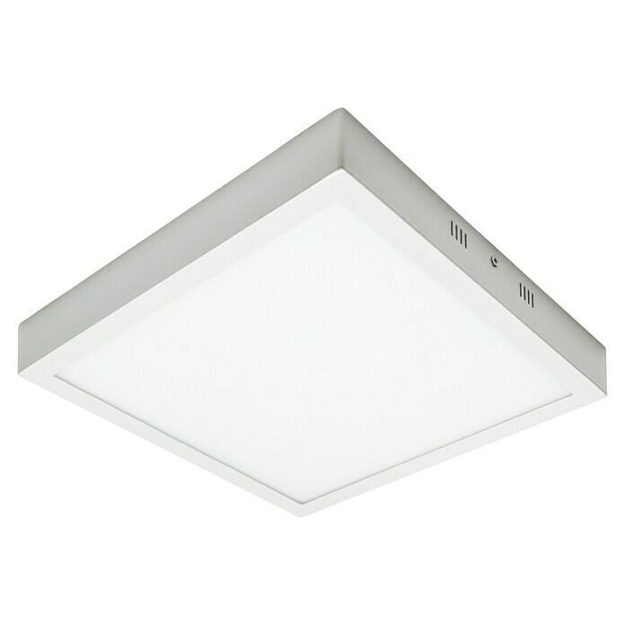 Alverlamp Plafón LED luz fría (40 W, Blanco, L x An x Al: 40 x 40 x 4 cm)
