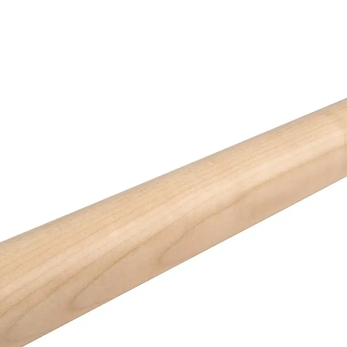 Dolle Handlauf PS 3/50 - Ahorn Natur, Lackiert, Rund, Länge: 200 cm - Detailansicht eines Gitarrenhalses aus hellem Holz, der die natürliche Maserung und das glatte Finish hervorhebt.