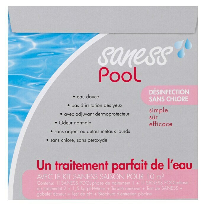 Saness Juego de temporada para piscina (7 piezas)