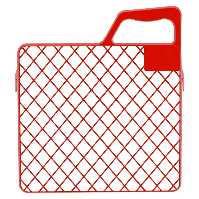 swingcolor Farbroller-Set Basic - 2 -tlg., Breite Walze: 25 cm, Bügelstärke: 6 mm - Roter Gitterkorb mit Tragegriff. Ideal für Werkstatt, Lagerung und Transport. Robust und vielseitig einsetzbar.