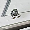 Sanotechnik Quickline Komplettdusche Trend (Gerade, 80 x 120 x 210 cm, Schwarz/Silbergrau)