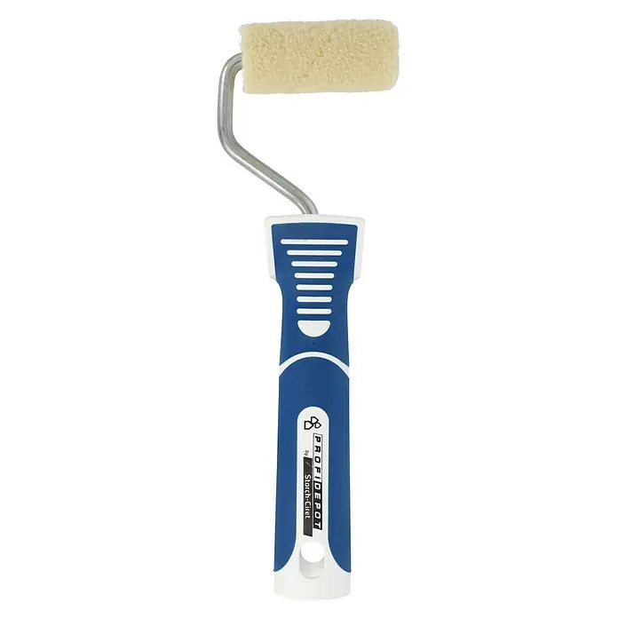 Profi Depot by Storch-Ciret Lackierroller K17 - Breite Walze: 6 cm, Bügelstärke: 6 mm, Bügellänge: 19 cm - Nahaufnahme eines Farbrollers von Profi Depot by Storch-Ciret, ideal zum Malen von Oberflächen.