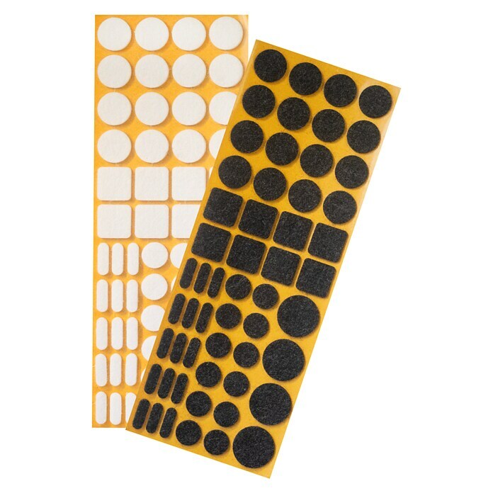 Stabilit Filzgleiter (Schwarz, Kleben, 110 Stk.)