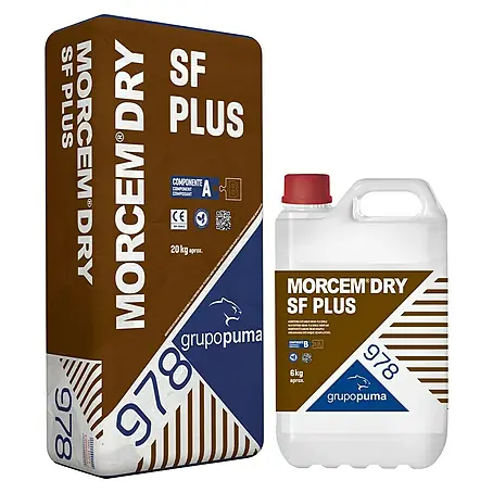 Grupo Puma  Mortero de impermeabilización Morcem Dry SF Plus