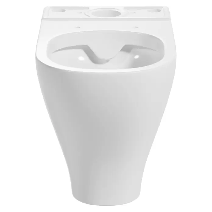 Camargue San Francisco Stand-WC für Kombination - Spülrandlos, WC Abgang: Waagerecht, Weiß