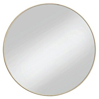 Spiegel rund Levi (Durchmesser: 60 cm, Holzoptik)