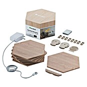 Nanoleaf Starterkit Elements Hexagons 7 Panels (7 Stk., 42 W, Holzoptik, Mehrfarbig, Hexagons) | BAUHAUS