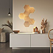 Nanoleaf Starterkit Elements Hexagons 7 Panels (7 Stk., 42 W, Holzoptik, Mehrfarbig, Hexagons) | BAUHAUS