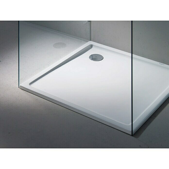 Duravit Duschwanne Starck Slimline (90 x 90 cm, Ohne Antirutsch-Oberfläche, Sanitäracryl, Weiß)