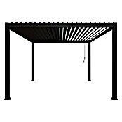 Sorara Lamellenpavillon Infinite (B x T: 360 x 360 cm, Anthrazit, Farbe Dach: Anthrazit) | BAUHAUS