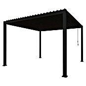 Sorara Lamellenpavillon Infinite (B x T: 360 x 360 cm, Anthrazit, Farbe Dach: Anthrazit) | BAUHAUS
