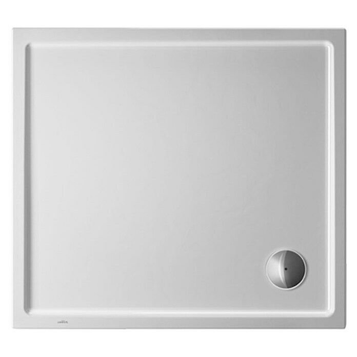 Duravit Duschwanne Starck Slimline (100 x 90 cm, Mit Antirutsch-Oberfläche, Sanitäracryl, Weiß)