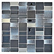 Mosaikfliese DAZZLE 05B (30 x 30 cm, Schwarz, Glänzend)