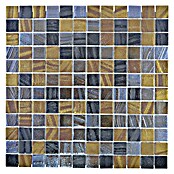 Mosaikfliese Quadrat Eco Mix TINA 357 (31,5 x 31,5 cm, Schwarz/Anthrazit, Matt)