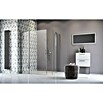 Camargue Vario Eckdusche S1+S16+S3+S16 (135 x 150 x 195 cm, Stärke: 6 mm, Silber)