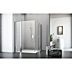 Camargue Vario Eckdusche S1+S16+S3+S16 (135 x 150 x 195 cm, Stärke: 6 mm, Silber)