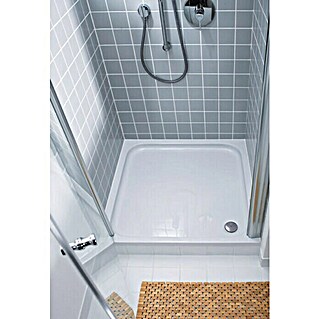 Duravit D-Code Duschwanne (L x B: 80 x 80 cm, Kunststoff, Weiß, Ohne Antirutsch-Oberfläche, Quadratisch)