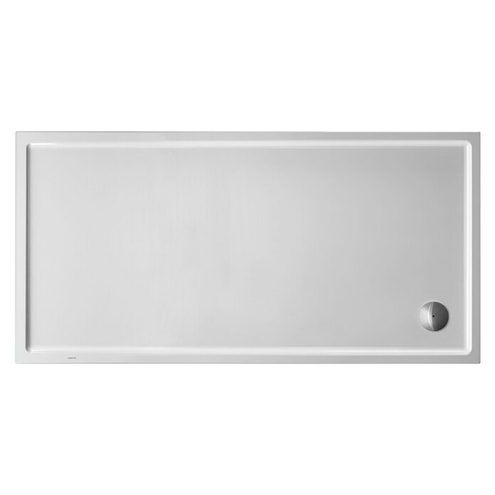 Duravit Duschwanne Starck Slimline (180 x 90 cm, Mit Antirutsch-Oberfläche, Sanitäracryl, Weiß)