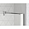 Camargue Vario Eckdusche S3+S5 (90 x 75 x 195 cm, Stärke: 6 mm, Silber)