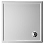 Duravit Duschwanne Starck Slimline (100 x 100 cm, Mit Antirutsch-Oberfläche, Sanitäracryl, Weiß)