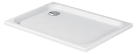 Duravit Duschwanne D-Code – 120x80x8,5 Cm, Rechteckig, Weiß | Aus Sanitäracryl, Stoßfest