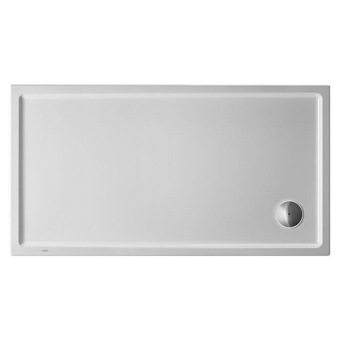 Duravit Duschwanne Starck Slimline (140 x 75 cm, Mit Antirutsch-Oberfläche, Sanitäracryl, Weiß)