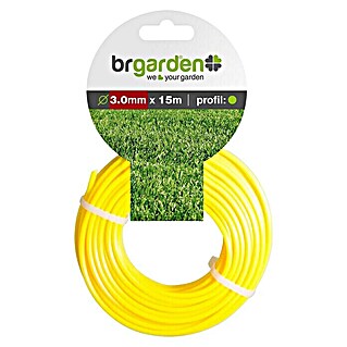 BR Garden Nadomestna nit (Debelina niti: 3 mm, Oblika niti: Okrogle oblike, 15 m)