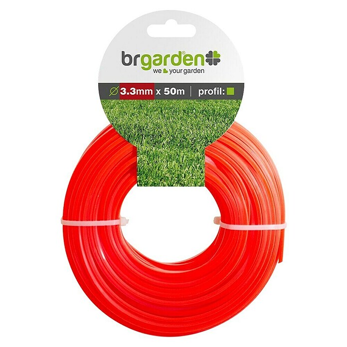 BR Garden Nadomestna nit  (Debelina niti: 3,3 mm, Oblika niti: Oglate oblike, 50 m) | 7271 - Zubehör für Trimmer/Sensen/Akku-Scheren | IAEC - Trimmer/Sense/Scheren | IAE - Gartenmotorgeräte | IA - Gartenhartware | I - Stadtgarten | BAUHAUS