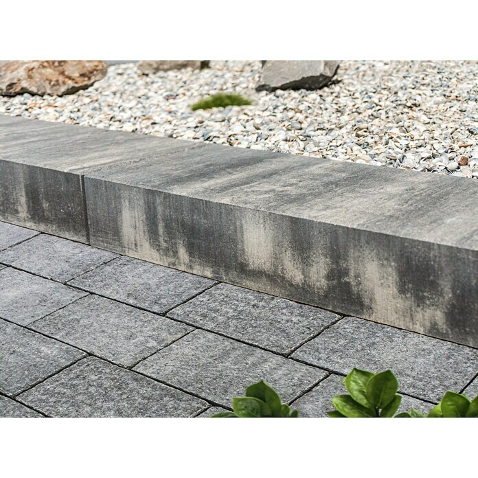 Diephaus Blockstufe Visalia (Quarzit, 100 x 35 x 15 cm, Beton) | BAUHAUS