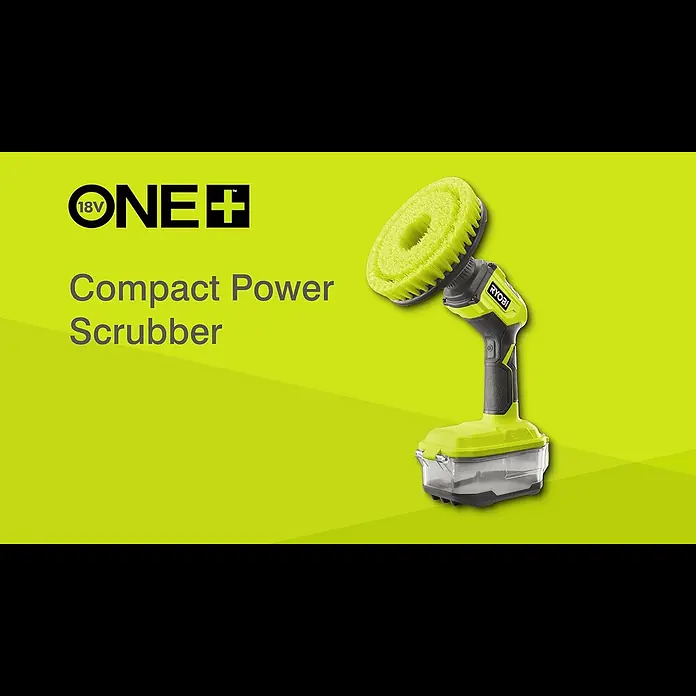 Ryobi ONE+ Akku-Reinigungsbürste R18CPS-0 - 18 V, Ohne Akku - RYOBI ONE+ 18V Cordless Compact Power Scrubber [R18CPS]