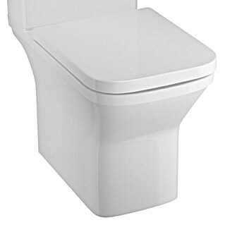 Camargue Los Angeles Stajaća WC školjka - kombinacija (Bez ruba, Bez posebne glazure, Oblik ispiranja: Duboko, WC odvod: Vodoravno, Bijele boje)