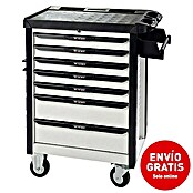 Wisent Carro portaherramientas Premium White Edition (Negro/blanco, Acero)