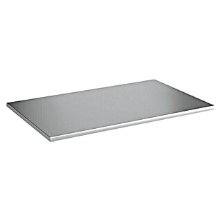 Stahlfachboden (L x B: 60 x 50 cm, Silber, Verzinkt, 2 Stk.)